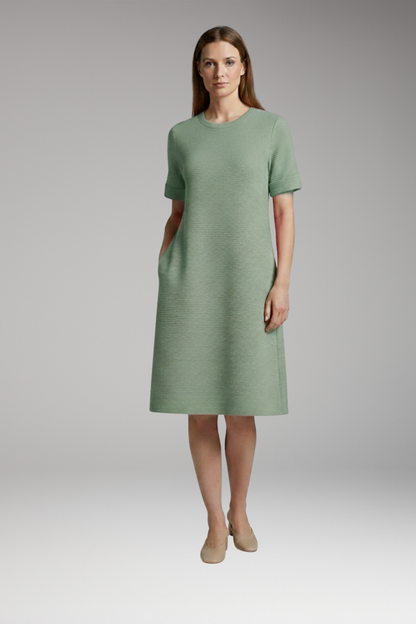 Women's Mini Dress | Ribbed Texture And Side Seam Pockets
