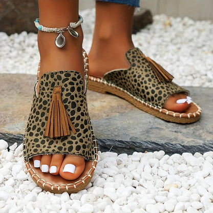 Stylish Woven Open-Toe Sandals for Women