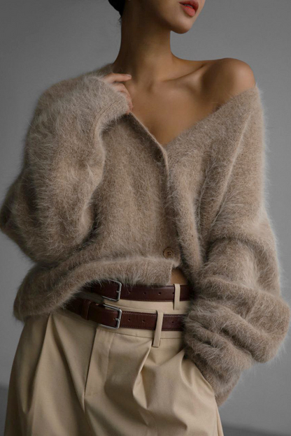 Women's Oversized Cardigan | Warm & Fuzzy Knit