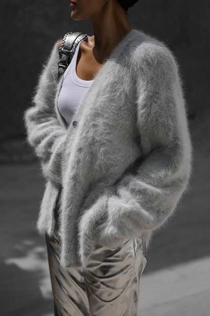 Women's Oversized Cardigan | Warm & Fuzzy Knit