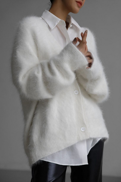 Women's Oversized Cardigan | Warm & Fuzzy Knit
