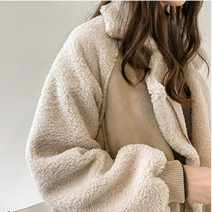 Women's Suede Zip Jacket for Chic Layering