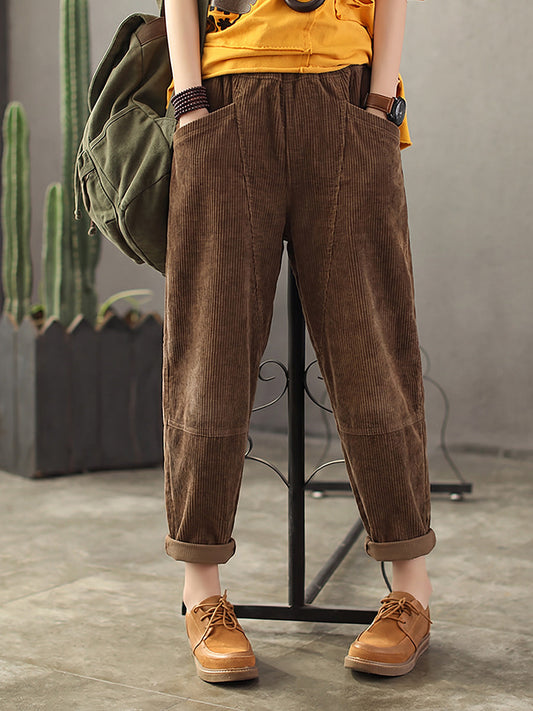 Women's Pants | Elastic Waist & Full Length