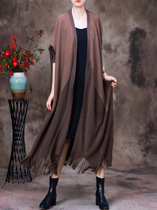 Women's Patchwork Coat | Irregular Cut & V-Neck Style