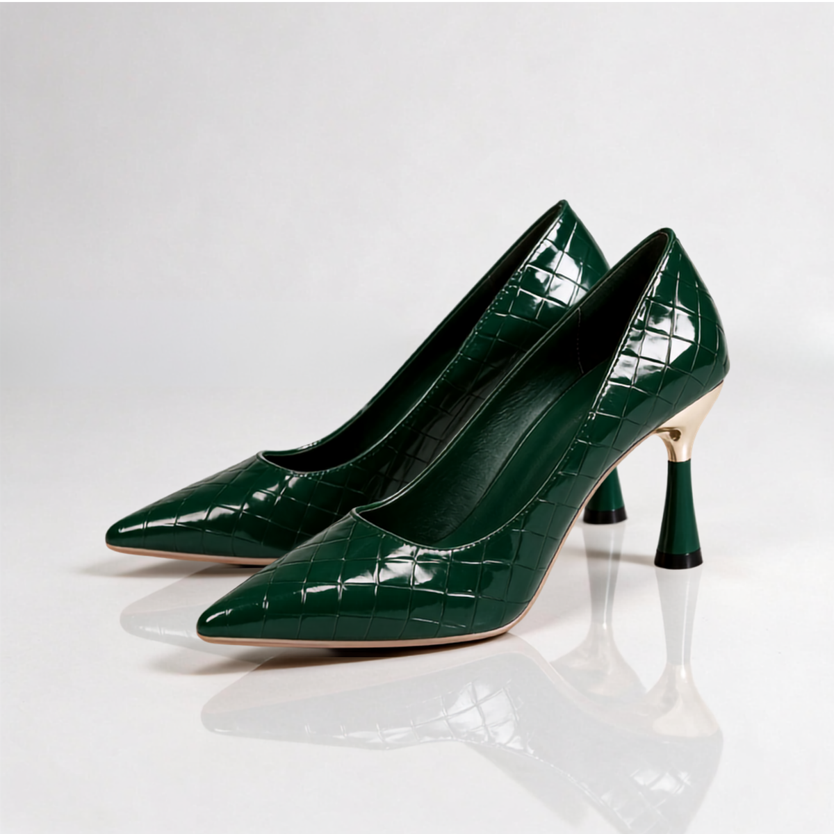 Women's Patent Heels | Pointed Toe & Cushioned Comfort 4