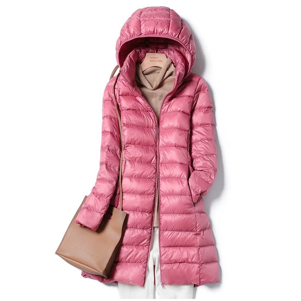 Women's Puffer Jacket | Hooded & Quilted Design