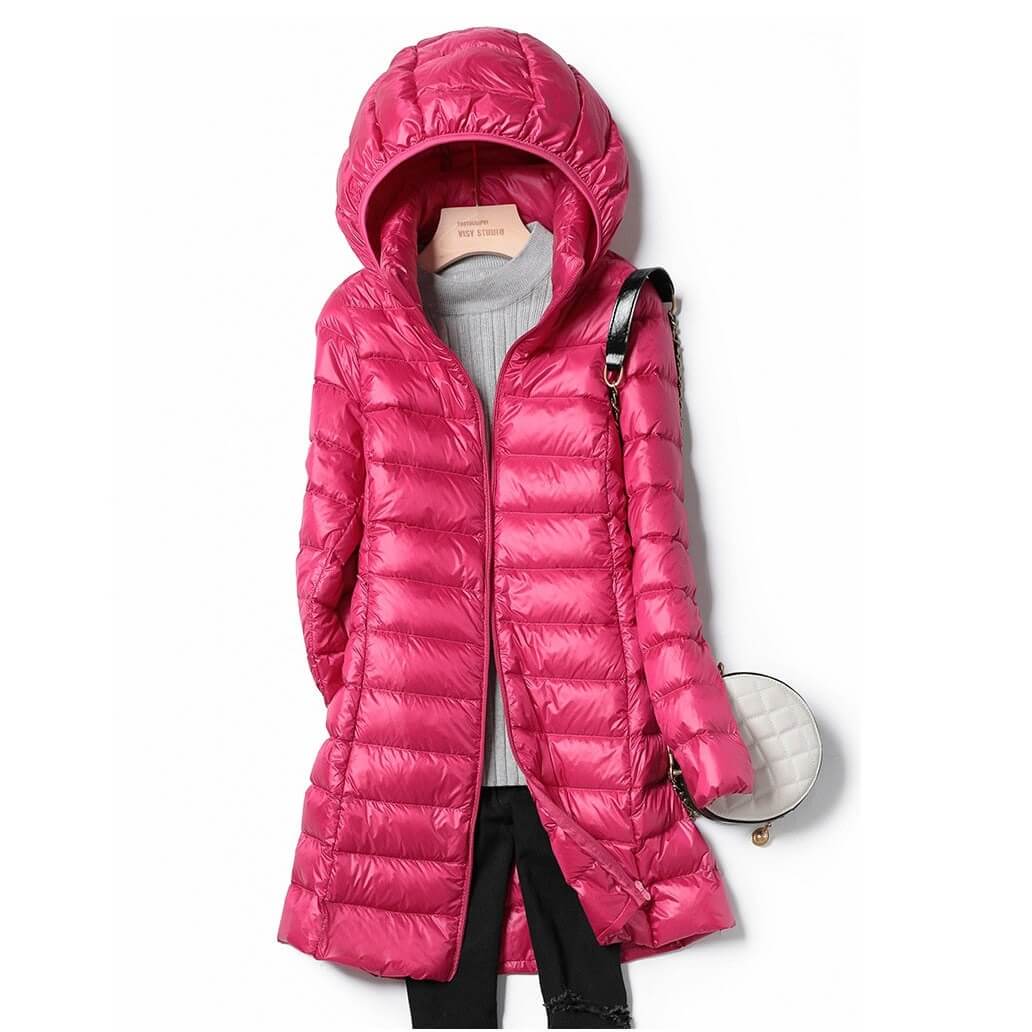 Women's Puffer Jacket | Hooded & Quilted Design
