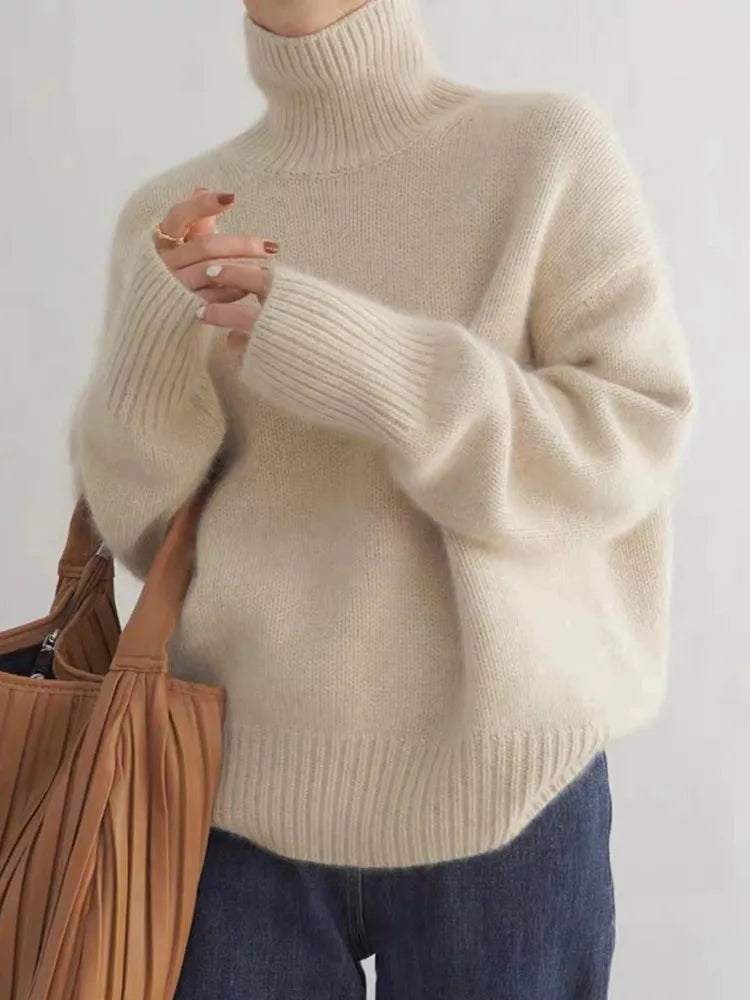 Women's Roll Neck Jumper | Soft-Touch Comfort