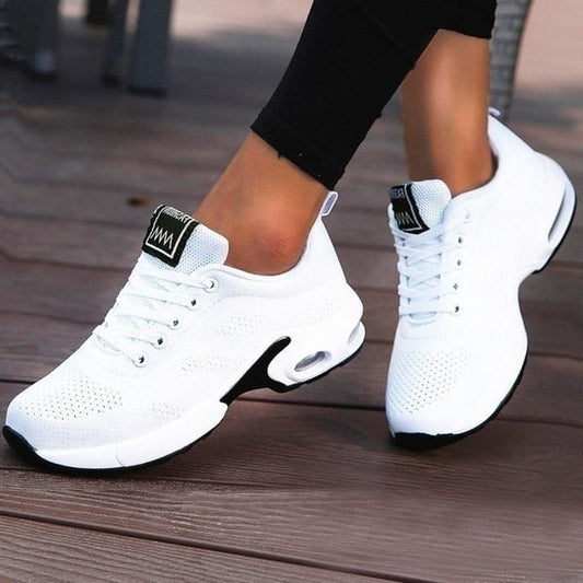 Women's Sneakers | Visible Air Unit, Perforated Lace Up Upper