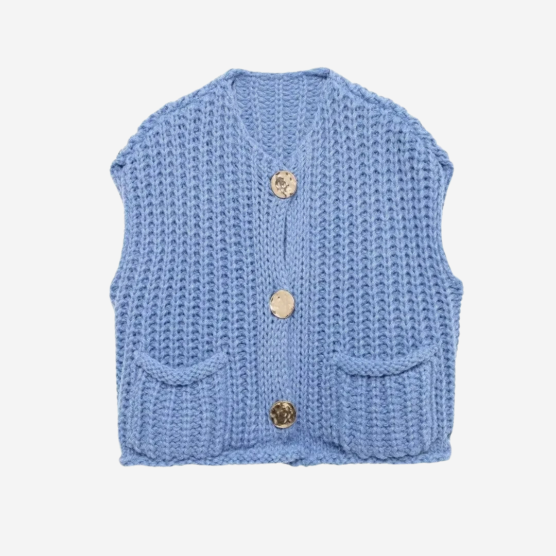 Women's Sweater Vest | Button Front & V-Neck