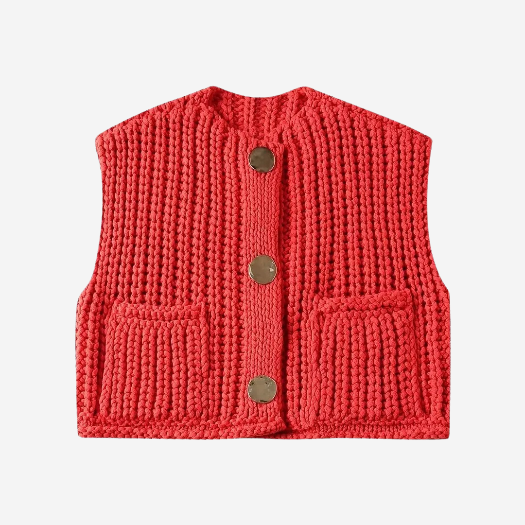 Women's Sweater Vest | Button Front & V-Neck