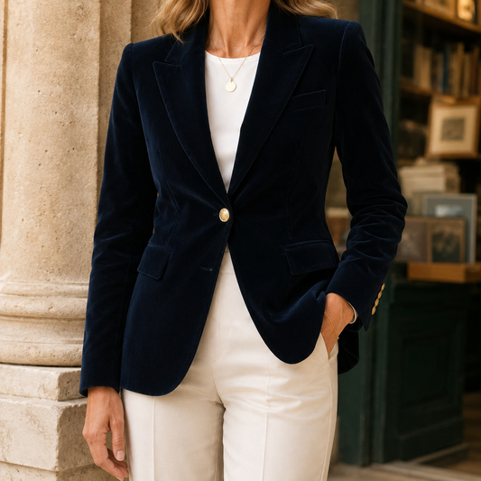 Women's Tailored Blazer | Fitted Silhouette & Statement Lapels