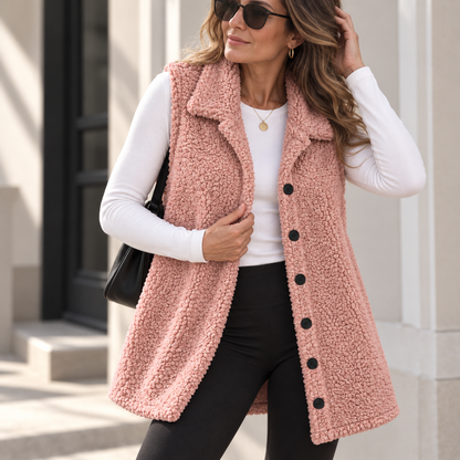 Women's Teddy Vest | Warm & Longline 11