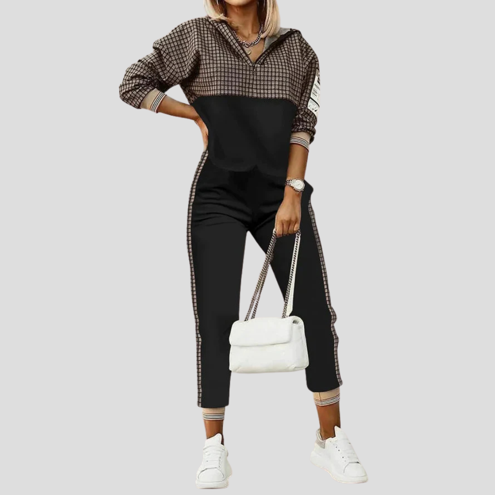Women's Tracksuit | Two-Piece Graphic Print Set