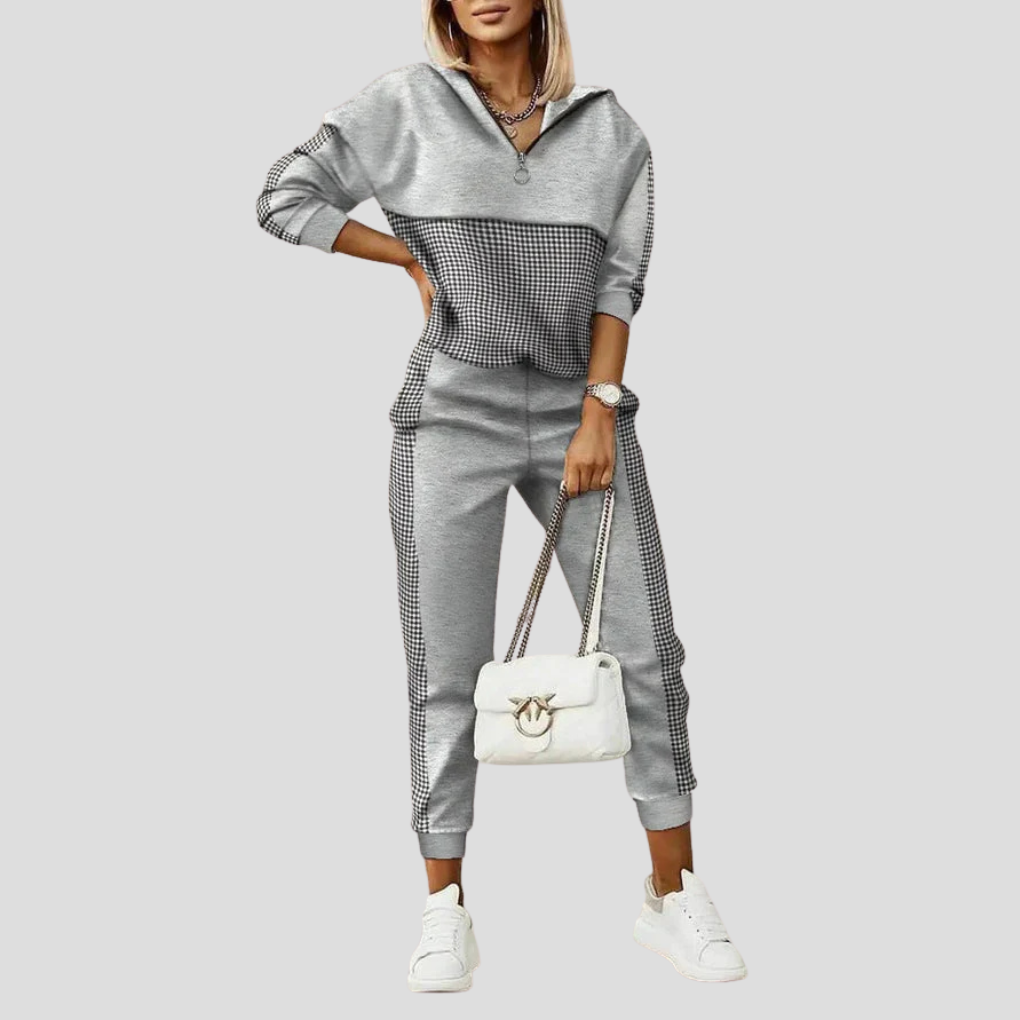 Women's Tracksuit | Two-Piece Graphic Print Set
