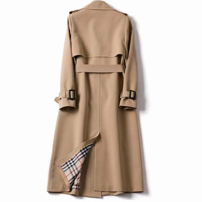 Nola | Women's Classic Fitted Winter Trench Coat with Belt