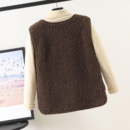 Women's Vest | Button Front & Relaxed Fit