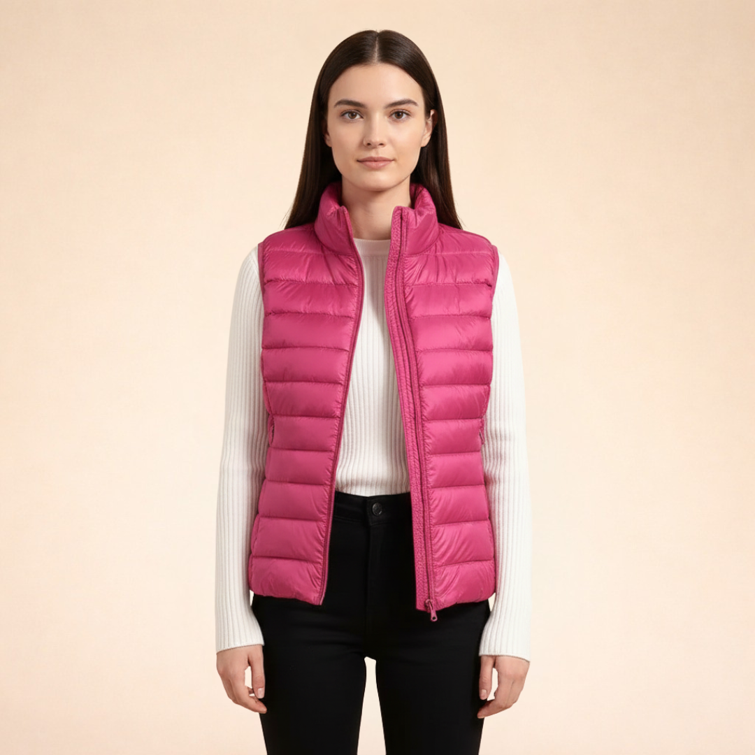 Women's Vest | Quilted Zip-Front, Ultralight Warmth