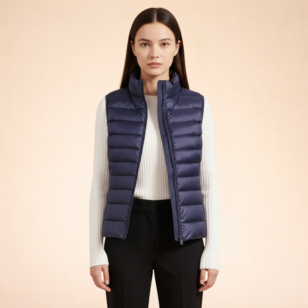 Women's Vest | Quilted Zip-Front, Ultralight Warmth