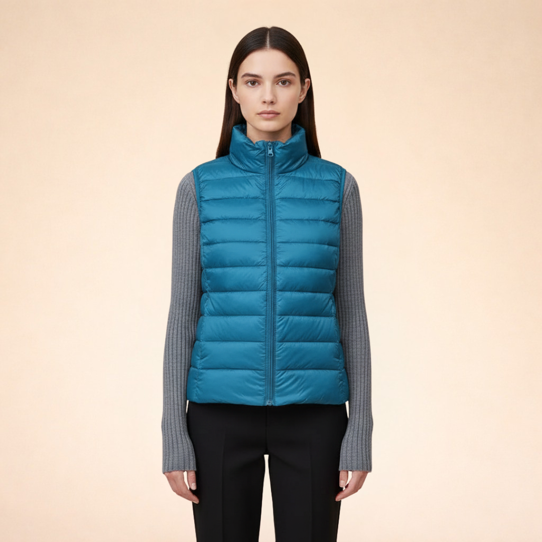 Women's Vest | Quilted Zip-Front, Ultralight Warmth