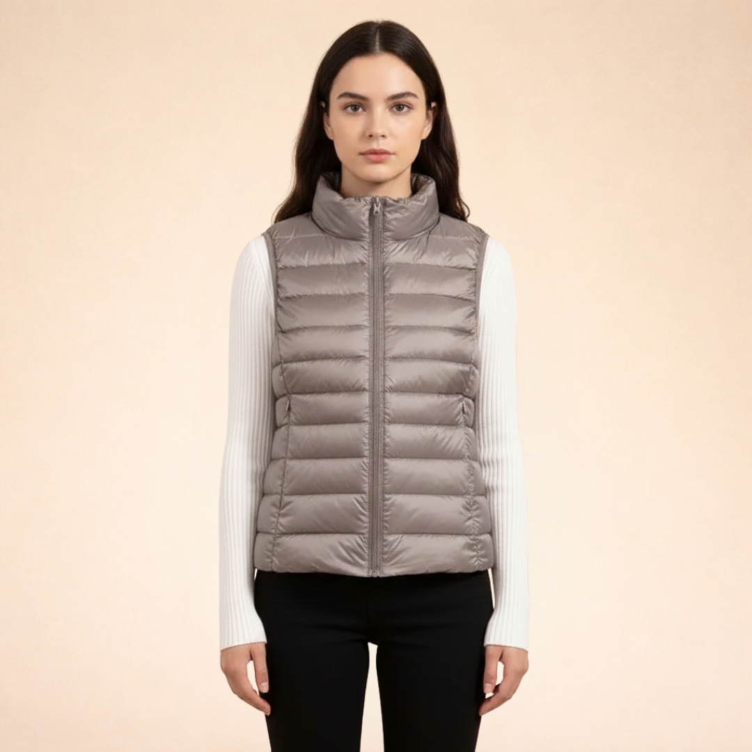 Women's Vest | Quilted Zip-Front, Ultralight Warmth