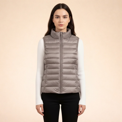 Women's Vest | Quilted Zip-Front, Ultralight Warmth