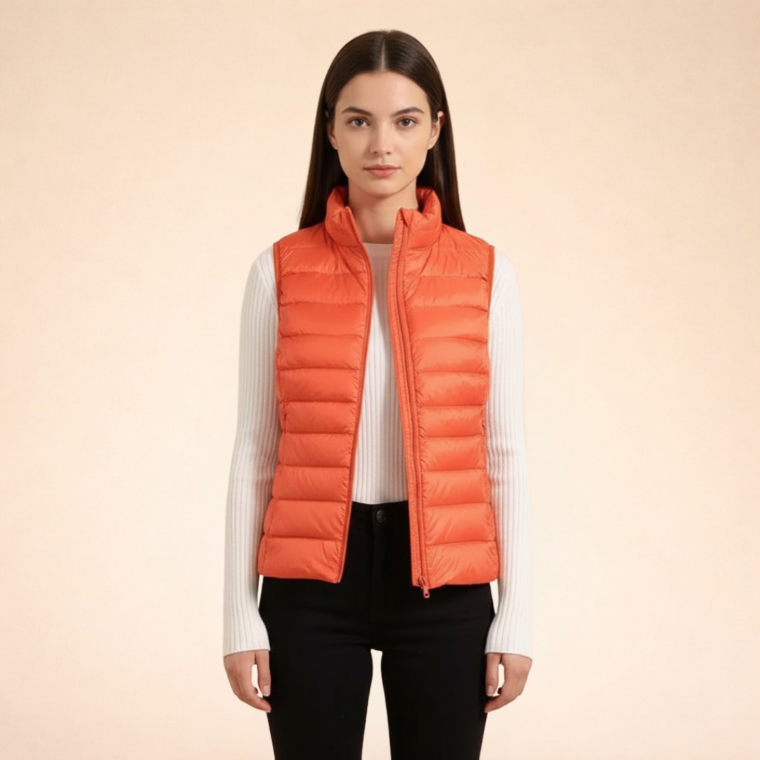Women's Vest | Quilted Zip-Front, Ultralight Warmth