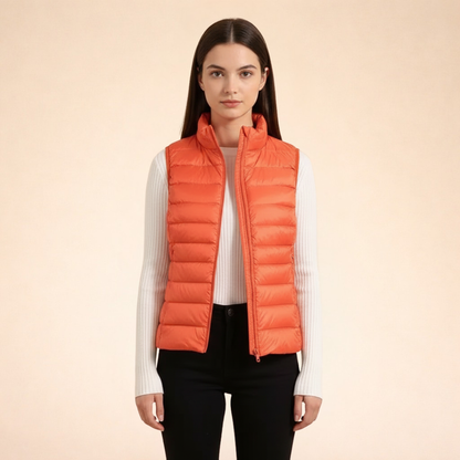 Women's Vest | Quilted Zip-Front, Ultralight Warmth