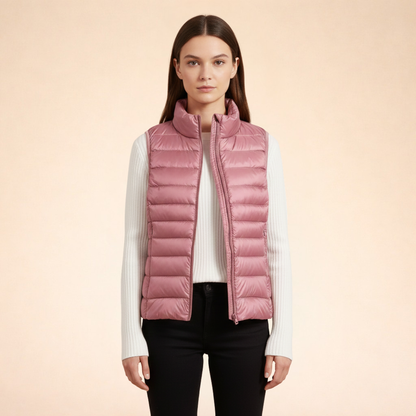 Women's Vest | Quilted Zip-Front, Ultralight Warmth