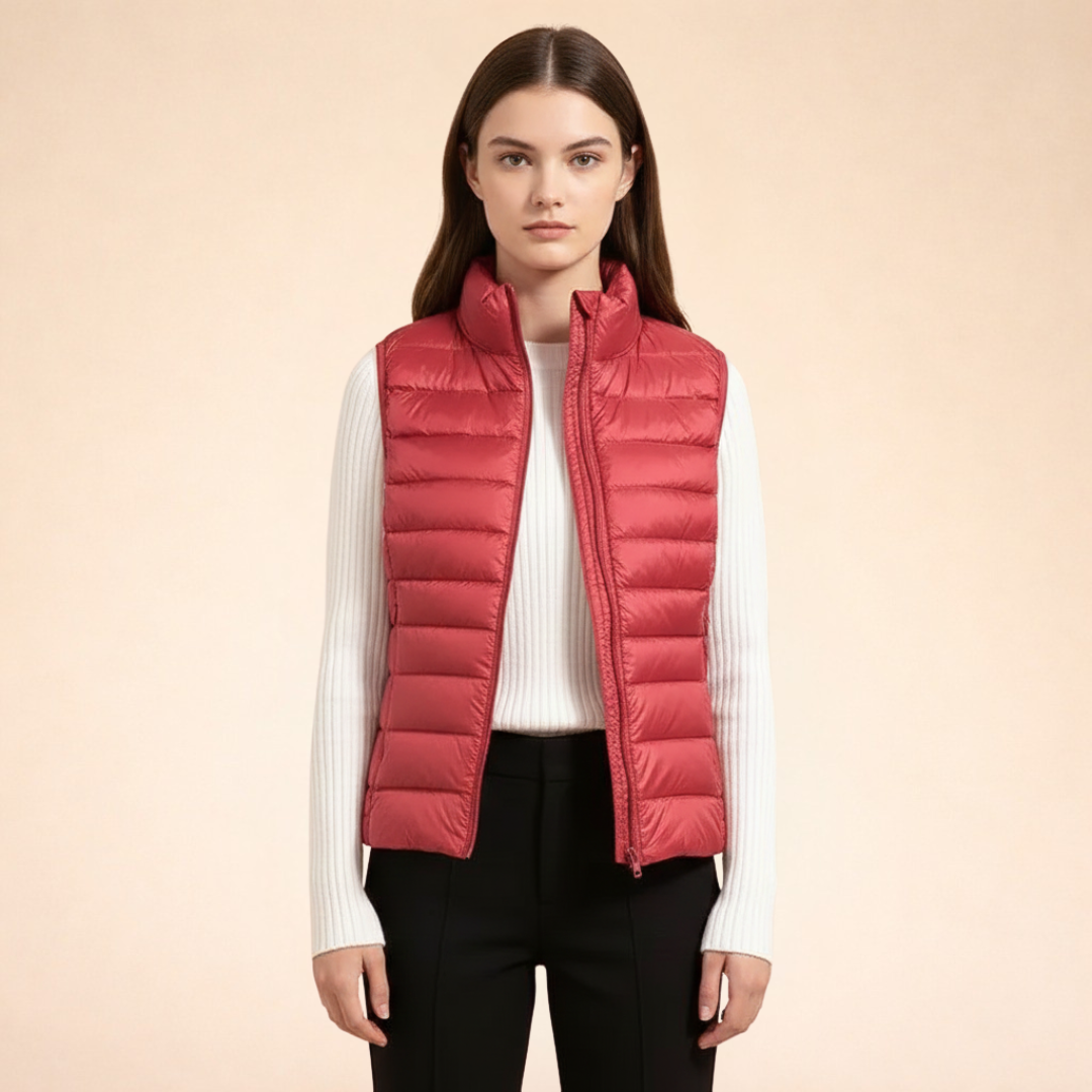 Women's Vest | Quilted Zip-Front, Ultralight Warmth