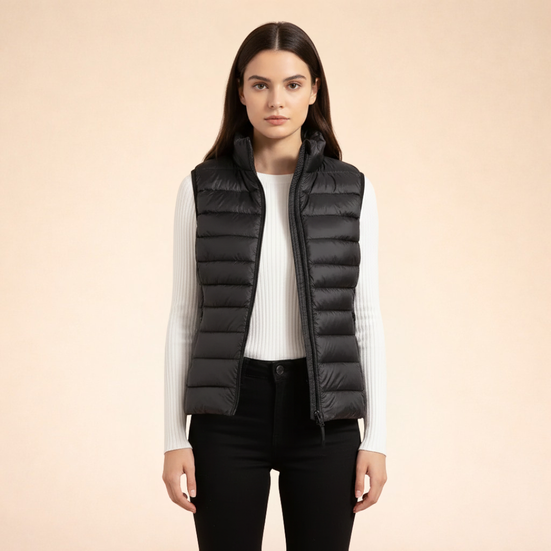 Women's Vest | Quilted Zip-Front, Ultralight Warmth