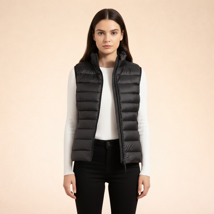 Women's Vest | Quilted Zip-Front, Ultralight Warmth