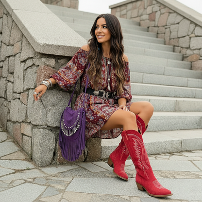 Women's Western Boots | Embroidered & Pointed Toe
