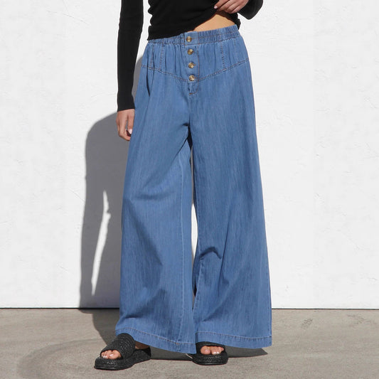 Women's Wide Leg Jeans | High Waist & Comfort Fit