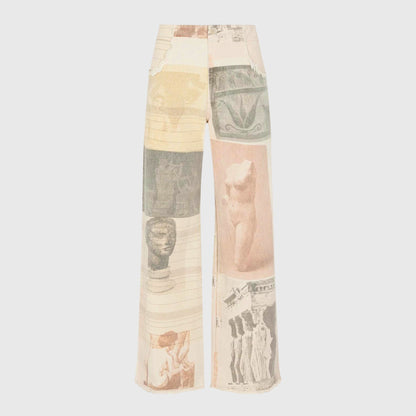 Women's Wide Leg Jeans | High Waist & Raw Hem Detail