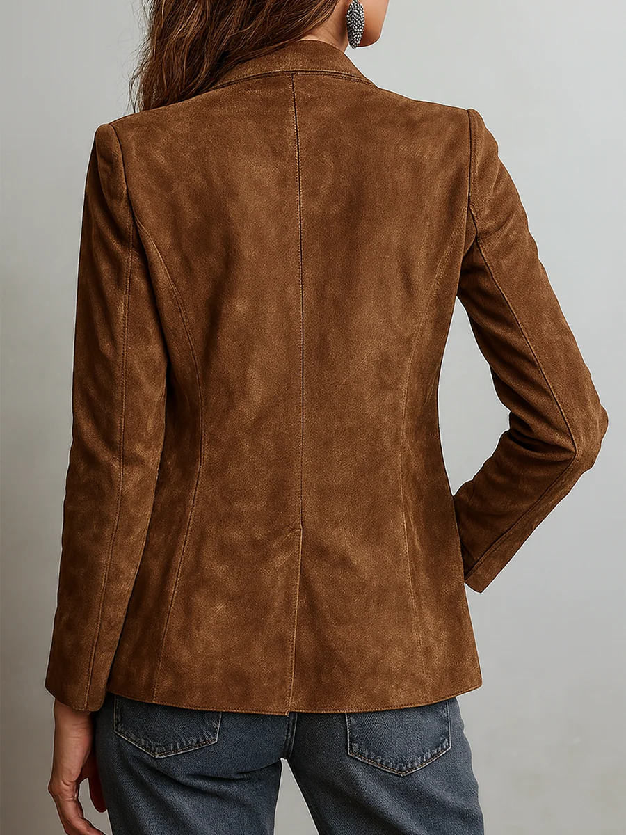 Women's Retro Jacket | Contrast Stitch Detailing 2