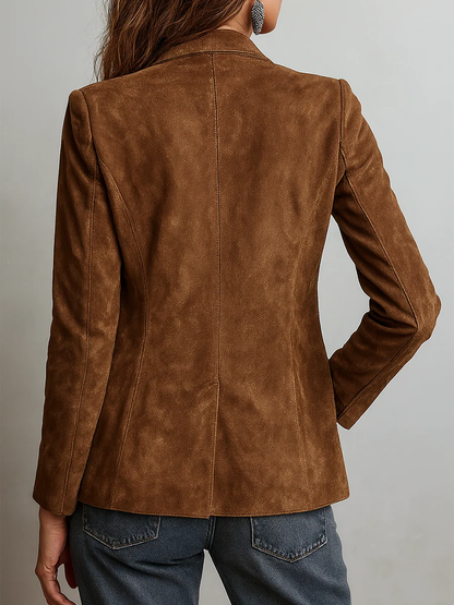 Women's Retro Jacket | Contrast Stitch Detailing 2