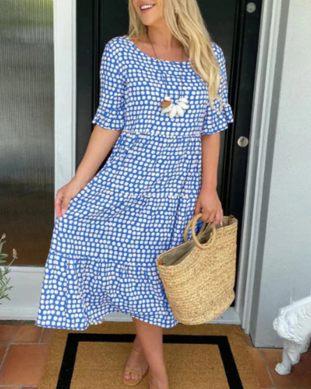 Zora Sable Midi Dress for Any Occasion
