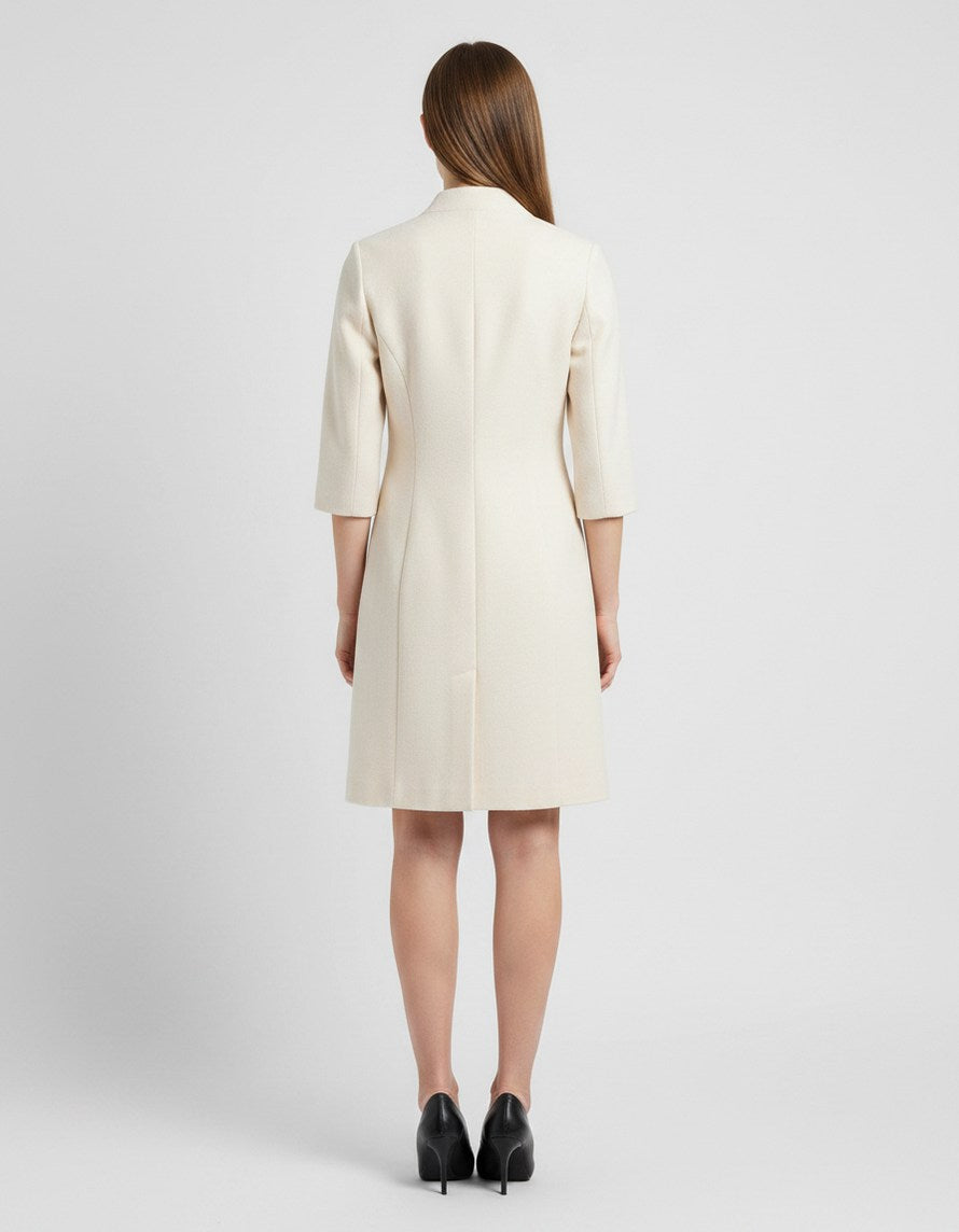 Women's A-Line Button Coat | Structured & Comfortable Fit 2