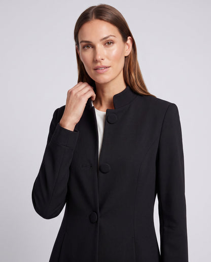 Women's A-Line Button Coat | Structured & Comfortable Fit 6