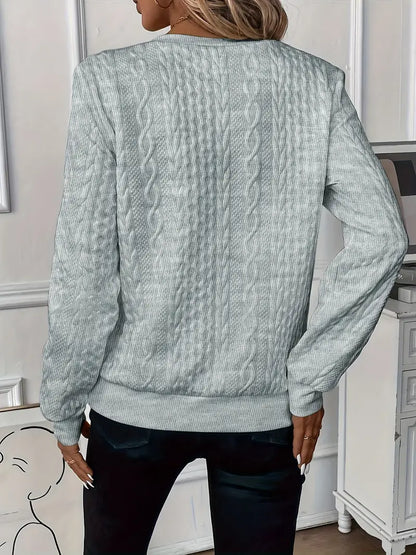 Women's Zipper Sweater | Loose Fit & Long Sleeves 18