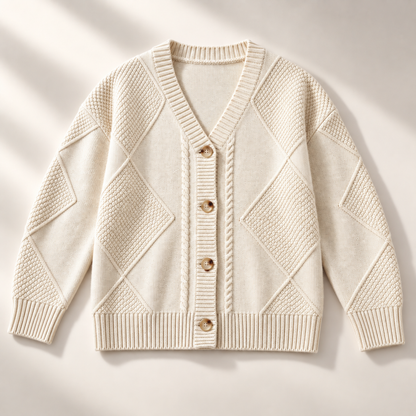 Women's Cable Knit Cardigan | Button Front & Warm 7