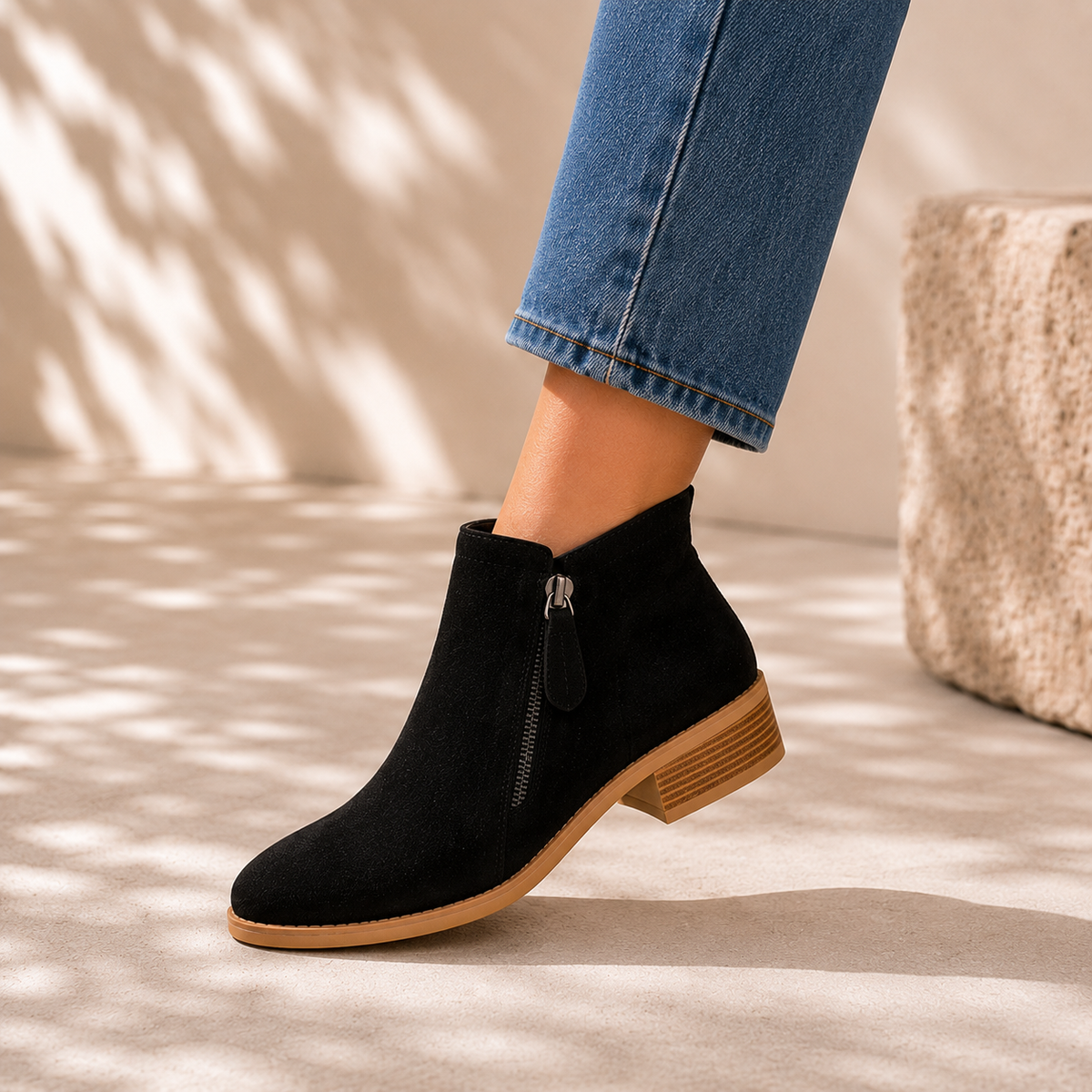 Women's Ankle Boots | Cushioned Comfort & Easy Zip Closure 14
