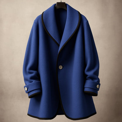 Women's Swing Winter Coat | Oversized Lapel Design