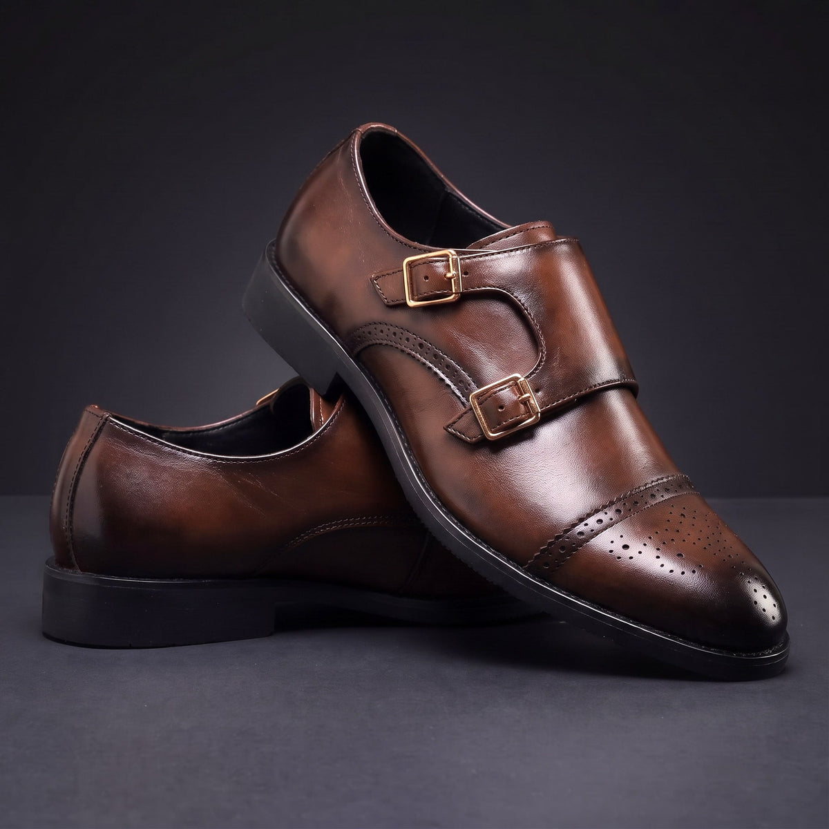 Women's Buckle Loafers | Double Strap & Pointed Toe 8