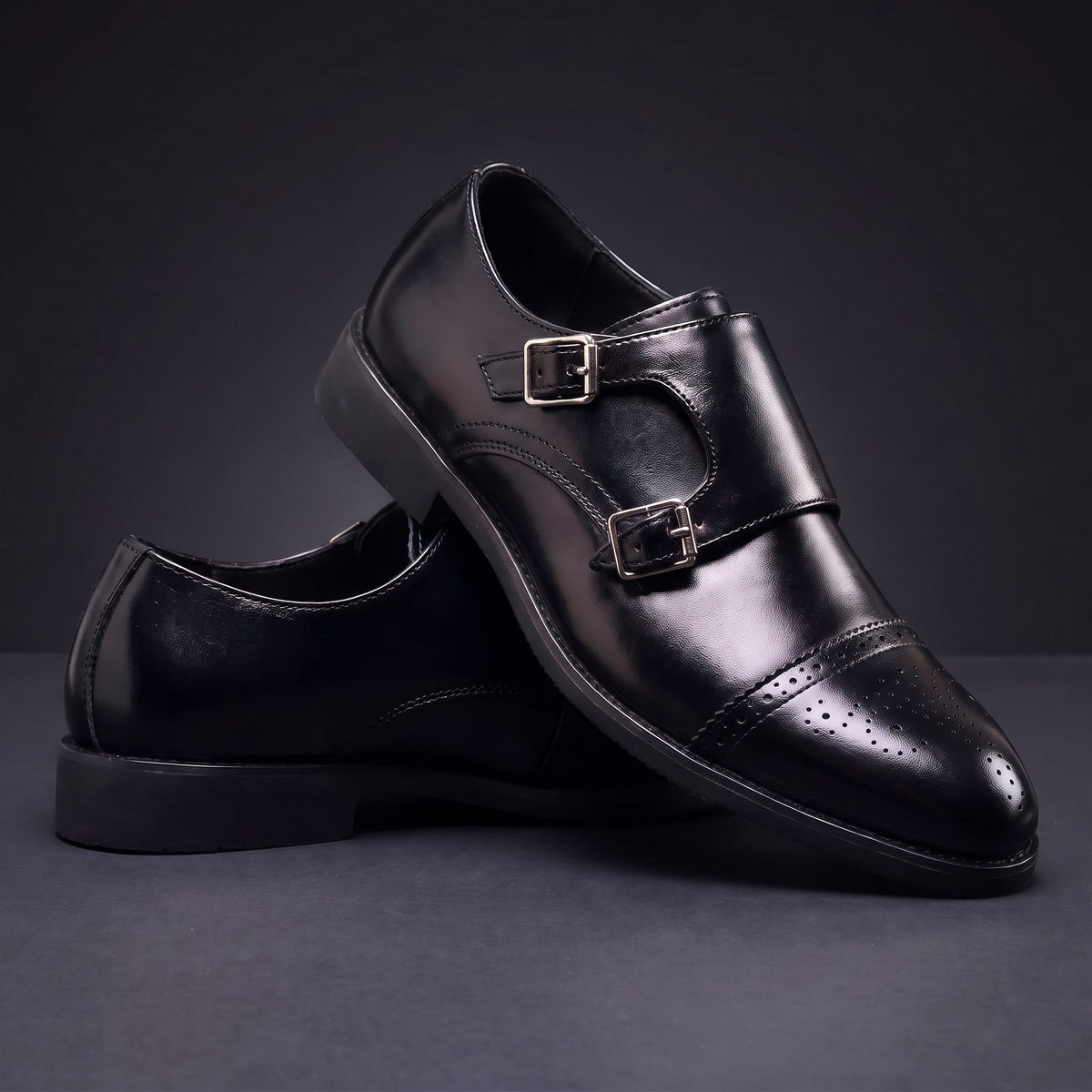 Women's Buckle Loafers | Double Strap & Pointed Toe 6