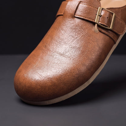 Women's Mules | Adjustable Buckle & Backless Slip-On 4