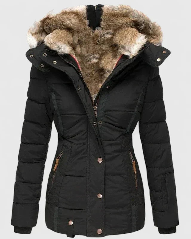 Women's Winter Coat | Adjustable Hood & Warm 2
