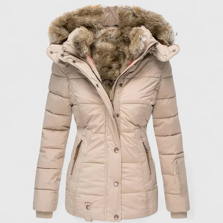 Women's Winter Coat | Adjustable Hood & Warm 6