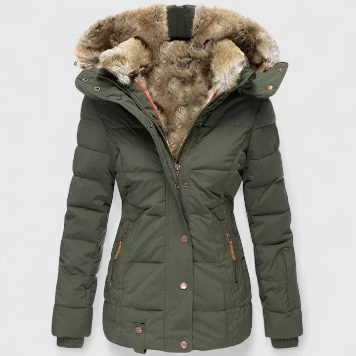 Women's Winter Coat | Adjustable Hood & Warm 1